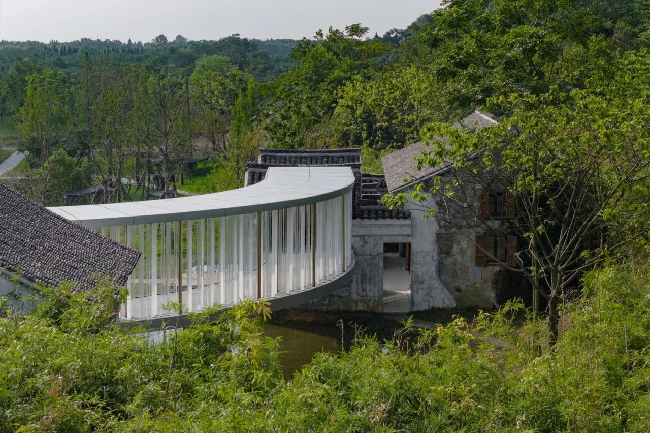 BIM Architecture | Nanbei Lake Lakeside Tea Room/Ten Domain Architecture