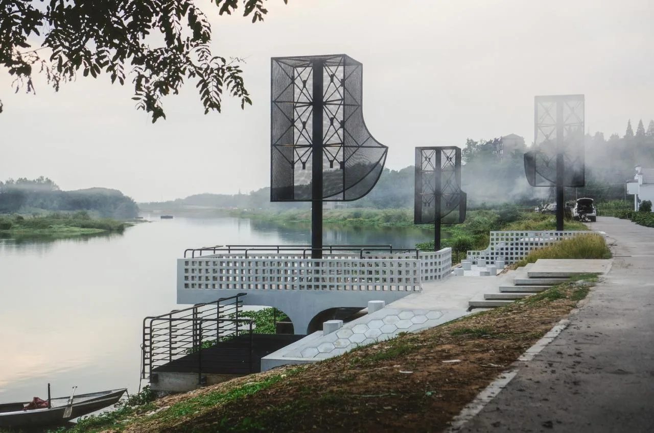 BIM Architecture | 'Wind Rises' Installation, Jingshi Guang River Embankment Renovation/School of Building and Planning, Huazhong University of Science and Technology+Qing · Weishe Studio
