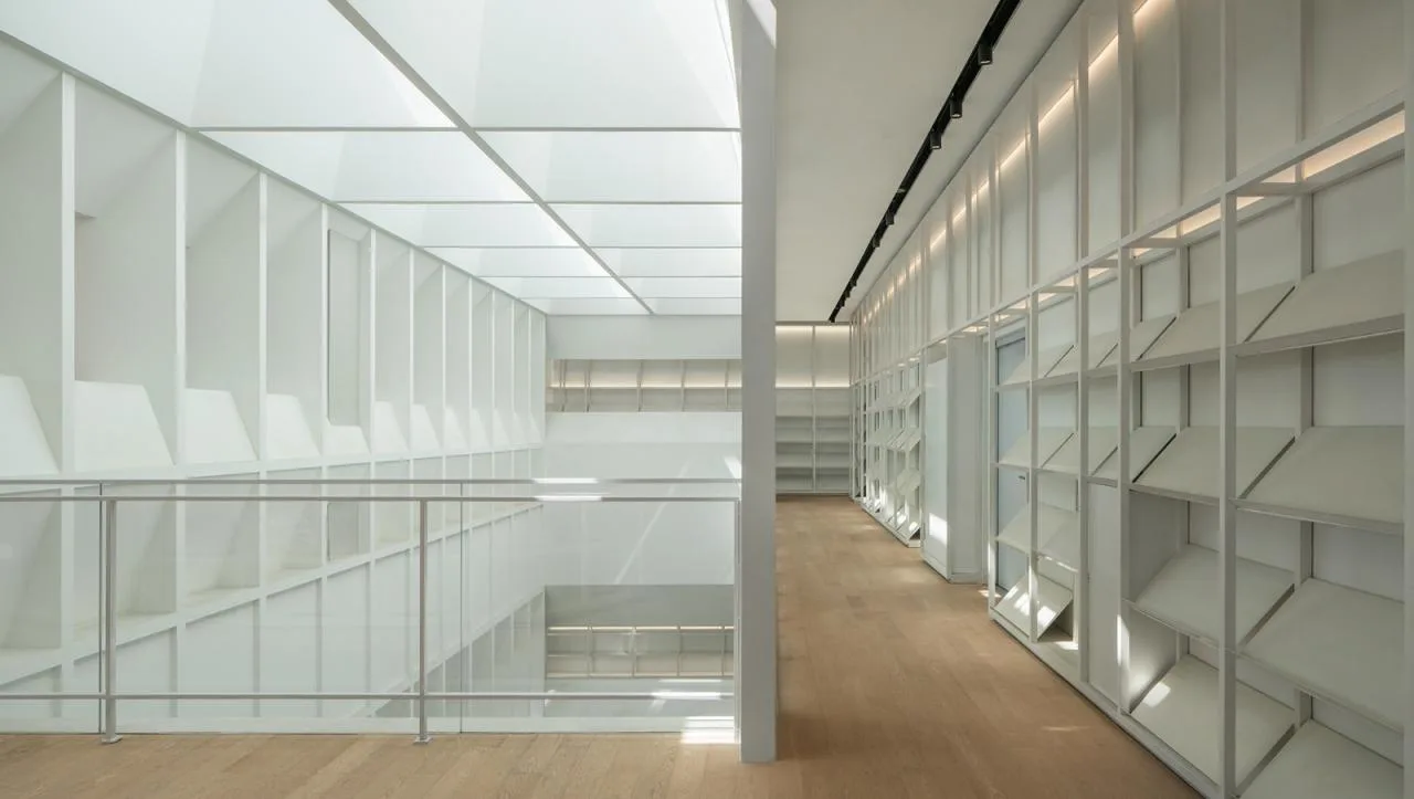BIM Architecture | Shouchuang Heyuan Pinggu New City Rental Housing Community Library/Yan Yang Architectural Design