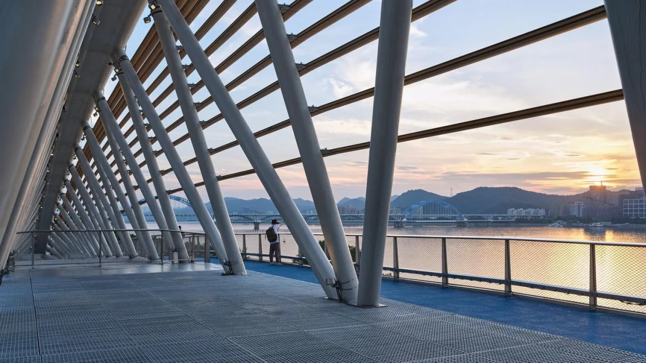 BIM Architecture | Hangzhou Binjiang Public Space · Silk Bridge/Tongji Original Design Studio