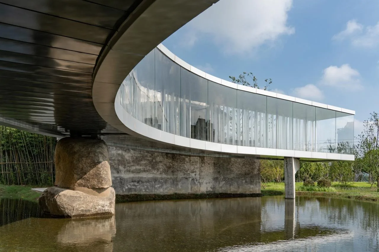 BIM Architecture | Nanbei Lake Lakeside Tea Room/Ten Domain Architecture