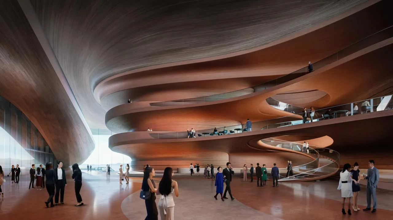 BIM Architecture | Sanya New Culture District Design Competition/Zaha Hadid Architects