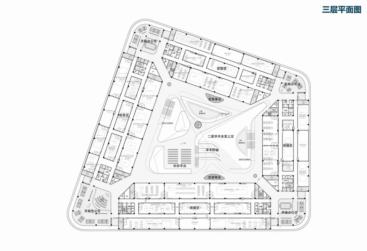 BIM Architecture | Human Organ Physiology and Pathology Simulation Device National Major Science and Technology Infrastructure Project/Chinese Academy of Sciences Architectural Design and Research Institute Co., Ltd