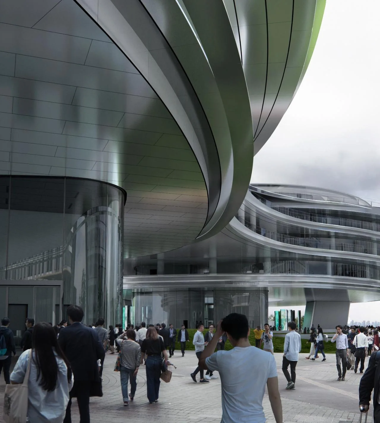 BIM Architecture | "Floating" Tencent Headquarters Park 04 Plot/Ma Yansong MAD