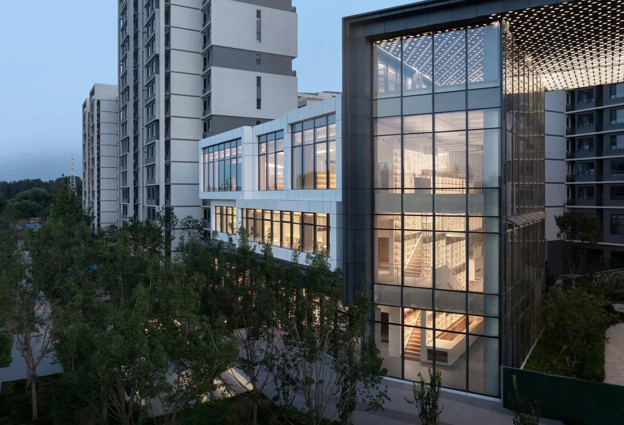 BIM Architecture | Shouchuang Heyuan Pinggu New City Rental Housing Community Library/Yan Yang Architectural Design
