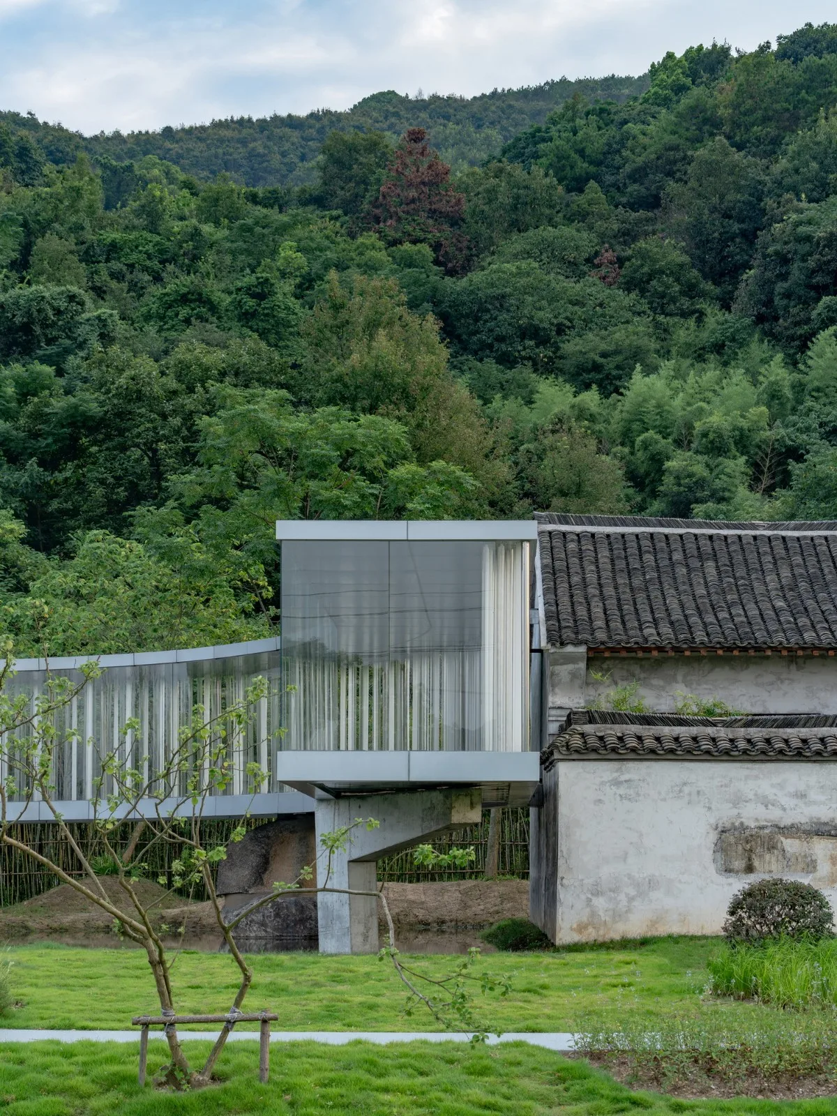 BIM Architecture | Nanbei Lake Lakeside Tea Room/Ten Domain Architecture