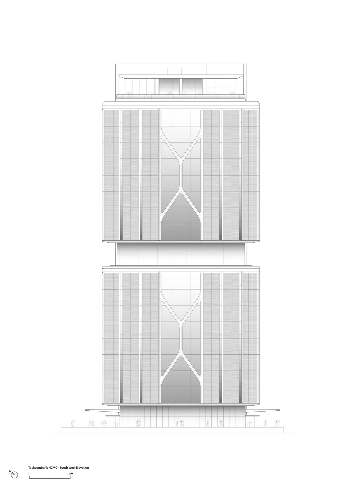 BIM Architecture | Ho Chi Minh City Technology Bank Headquarters/Foster+Partners