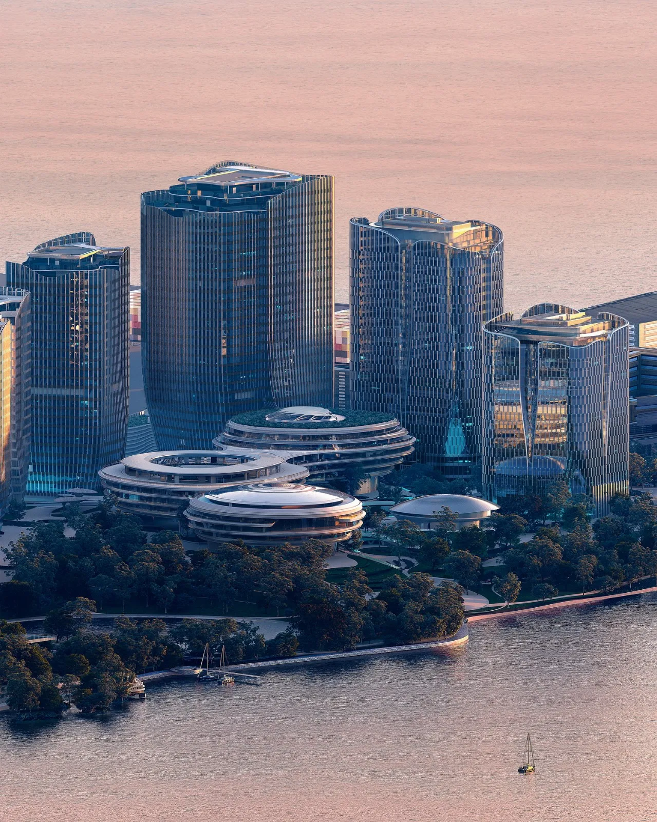 BIM Architecture | "Floating" Tencent Headquarters Park 04 Plot/Ma Yansong MAD