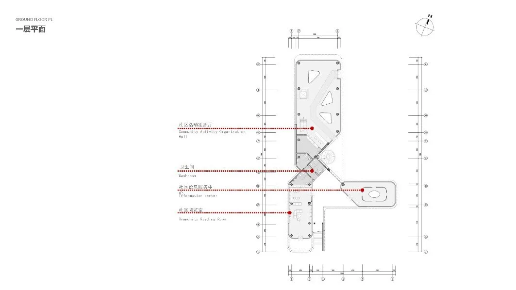 First floor plan - BIM Architecture | Shanghai New Frontier