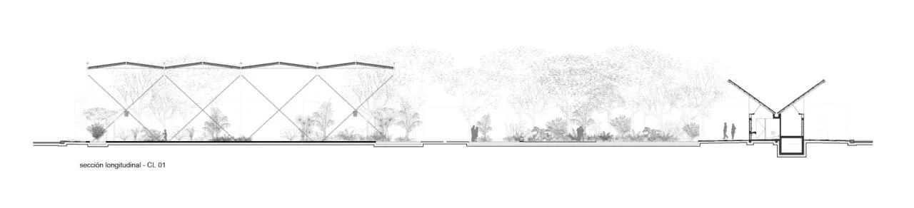 BIM Architecture | Shaded Space, Stand for Cooling: Chicxulub Square/Estudio MMX
