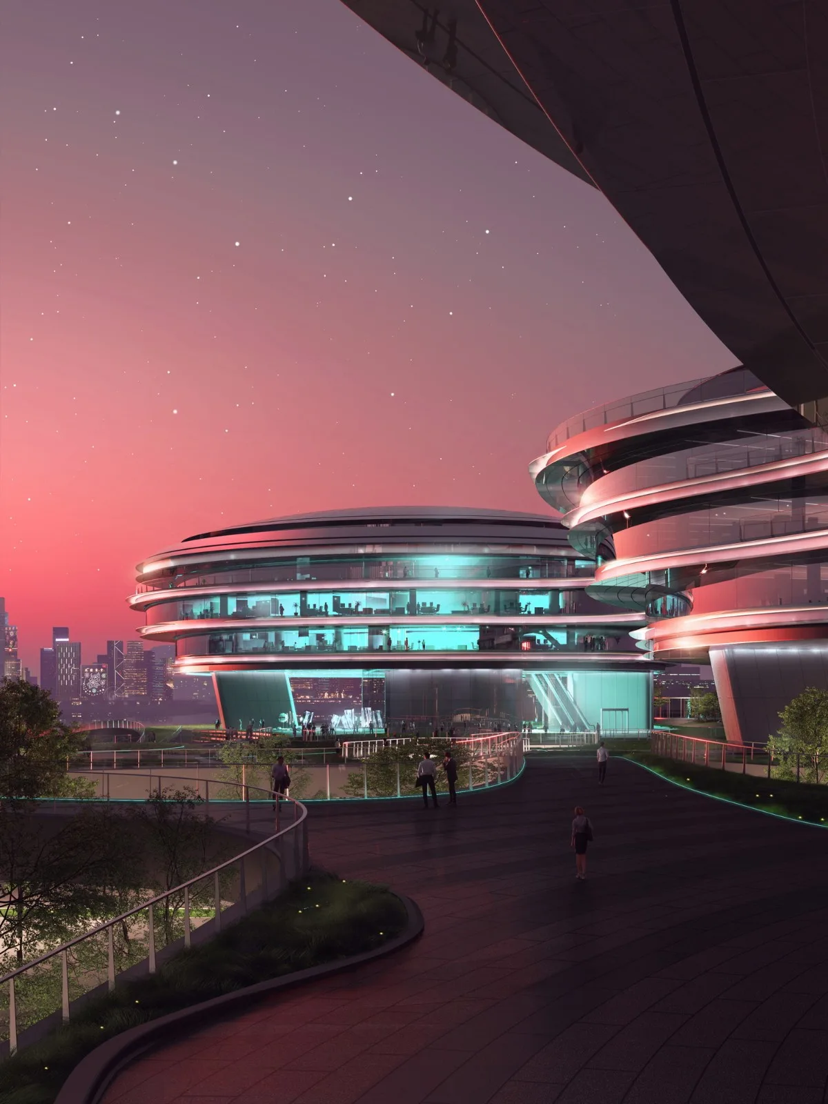 BIM Architecture | "Floating" Tencent Headquarters Park 04 Plot/Ma Yansong MAD