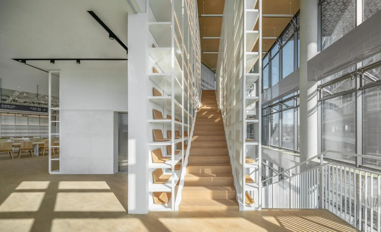 BIM Architecture | Shouchuang Heyuan Pinggu New City Rental Housing Community Library/Yan Yang Architectural Design