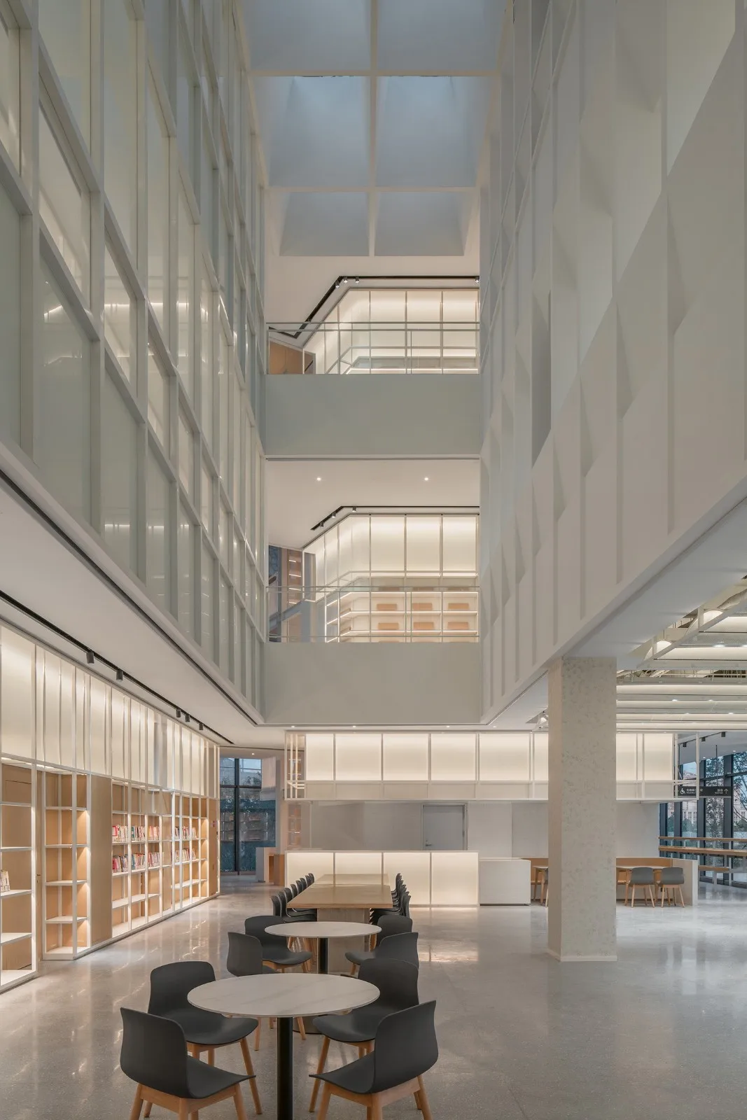 BIM Architecture | Shouchuang Heyuan Pinggu New City Rental Housing Community Library/Yan Yang Architectural Design