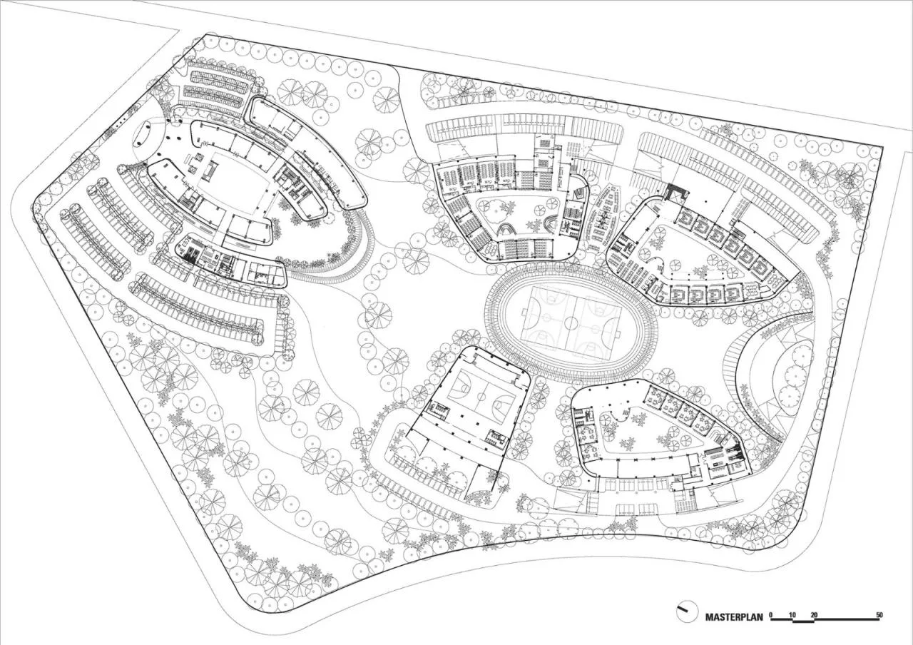 BIM Architecture | Binus Sanbaolong Education Park/Denton Corker Marshall
