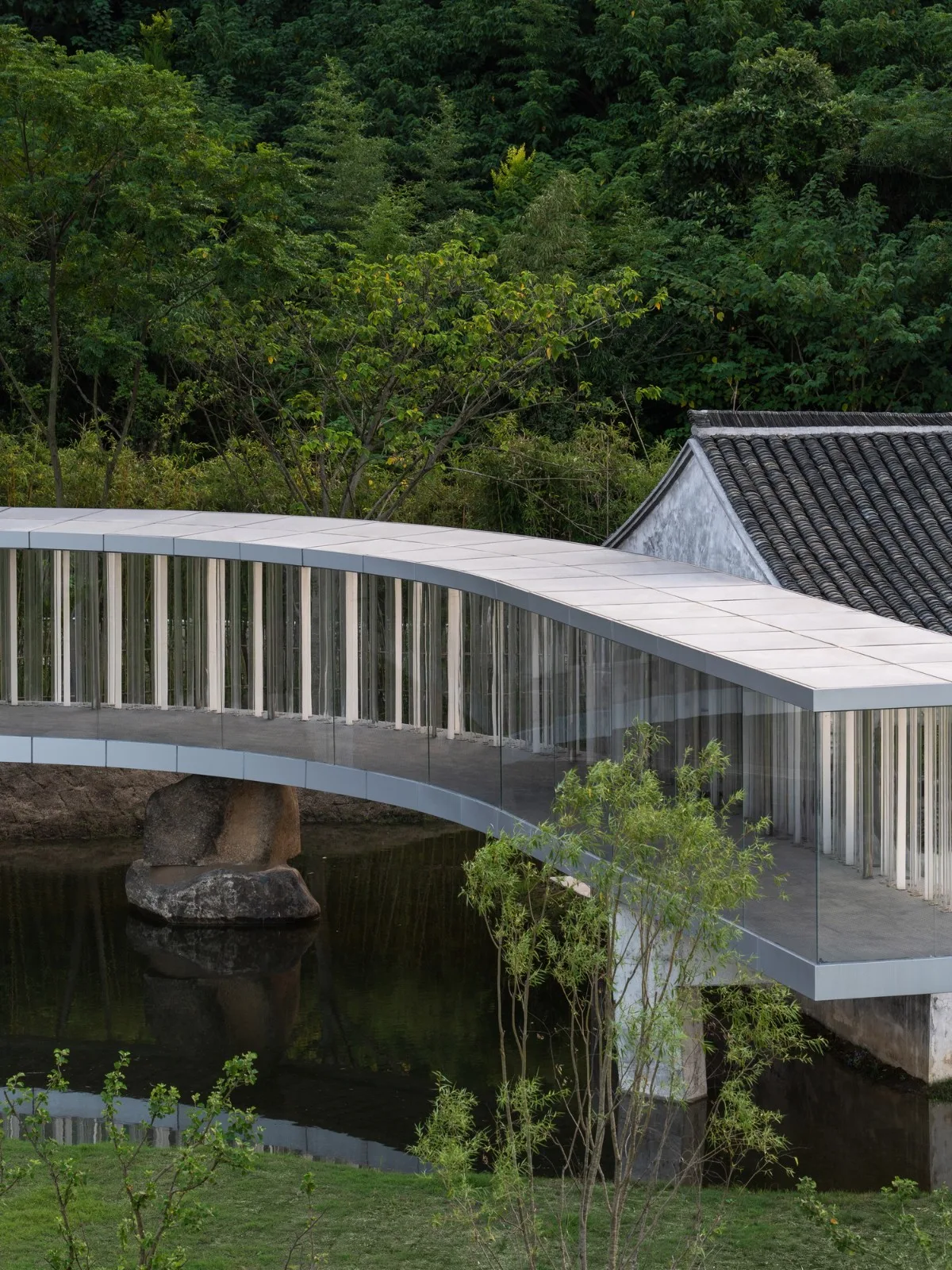 BIM Architecture | Nanbei Lake Lakeside Tea Room/Ten Domain Architecture