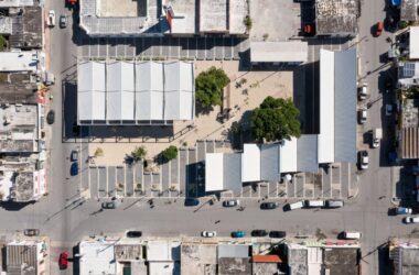 BIM Architecture: Shaded Spaces for Cooling at Chicxulub Square by Estudio MMX-BIM WORLD