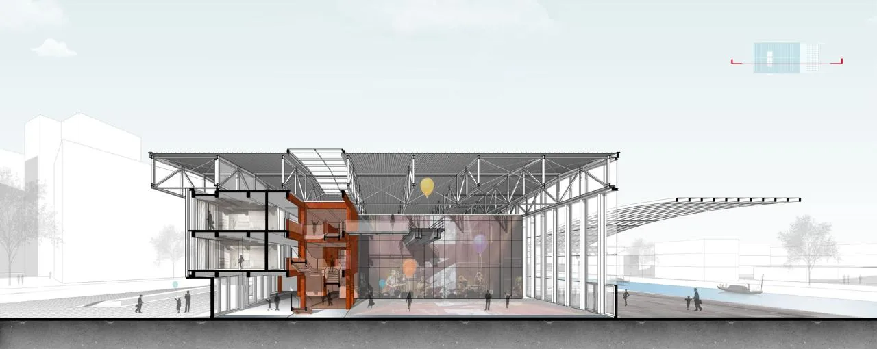 BIM Architecture | Canal Hub 1958/Shenzhen Huahui Design