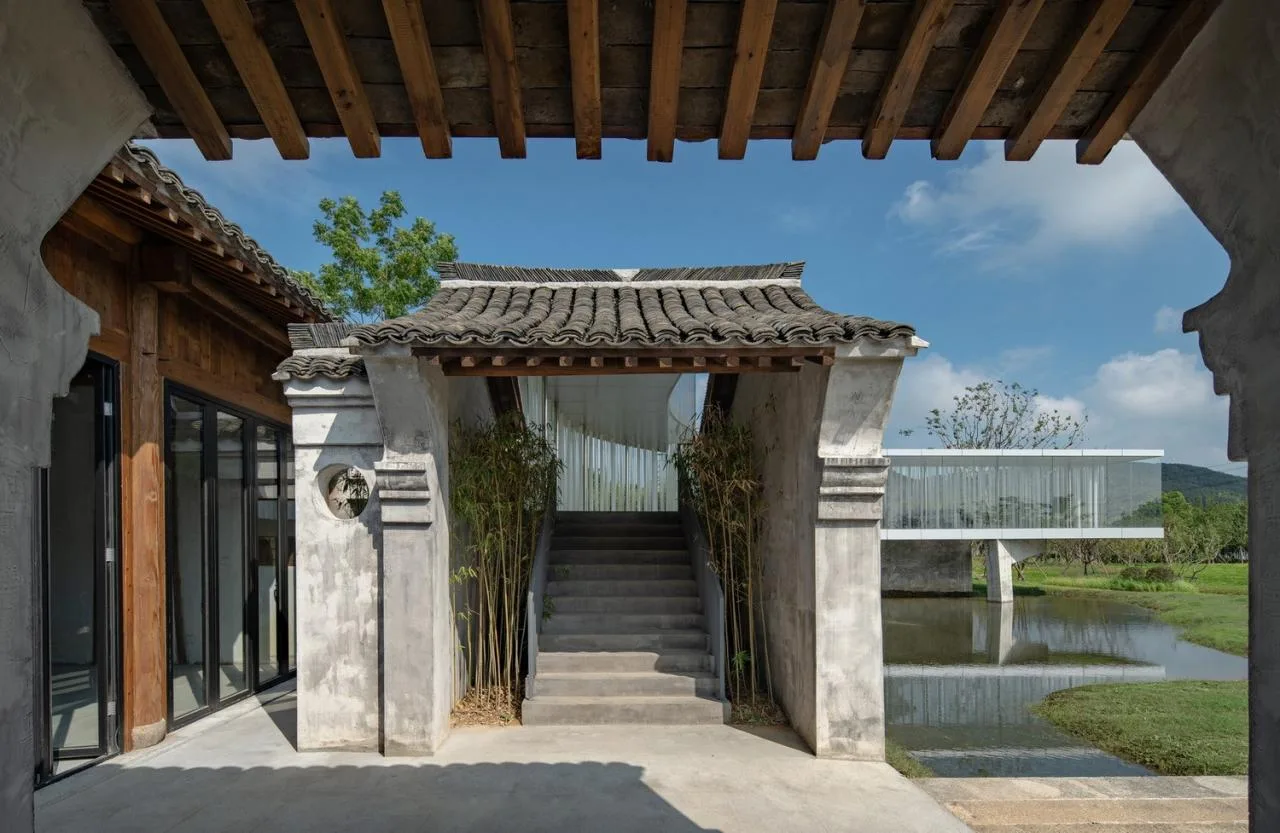 BIM Architecture | Nanbei Lake Lakeside Tea Room/Ten Domain Architecture