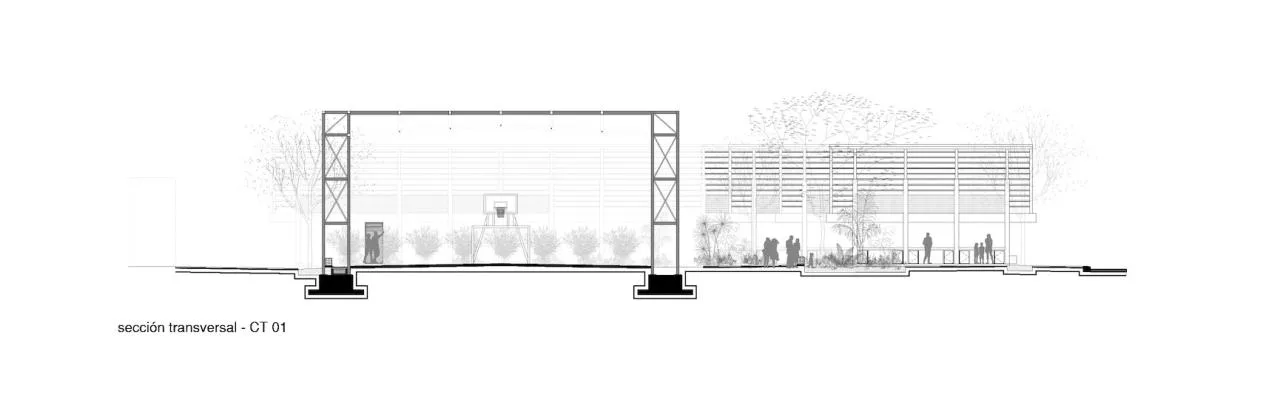 BIM Architecture | Shaded Space, Stand for Cooling: Chicxulub Square/Estudio MMX