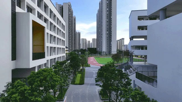 BIM Architecture | Zhongyang School and Shantou Special Center Kindergarten/Botao Architecture in Longhu District, Shantou City