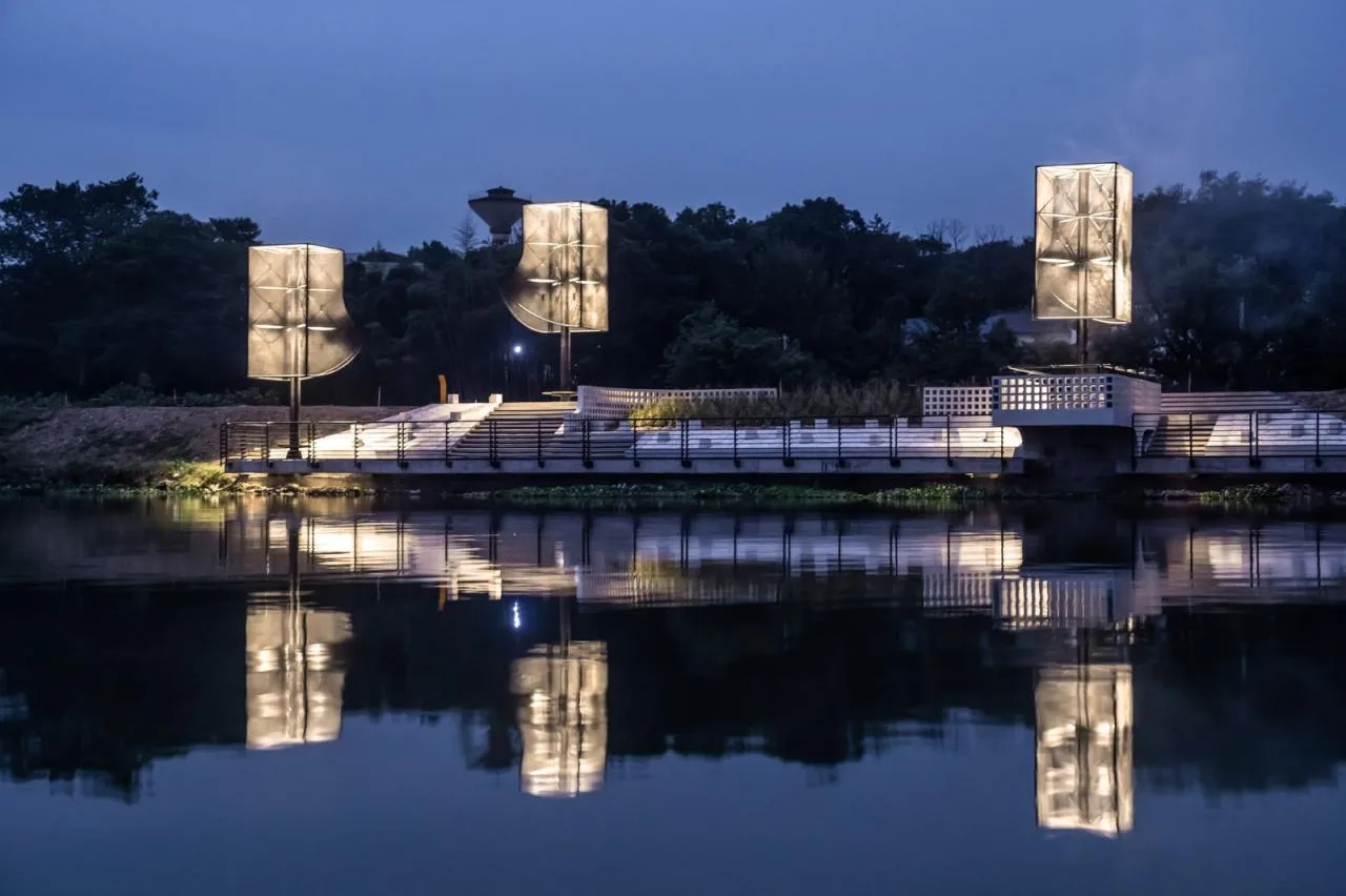 BIM Architecture | 'Wind Rises' Installation, Jingshi Guang River Embankment Renovation/School of Building and Planning, Huazhong University of Science and Technology+Qing · Weishe Studio