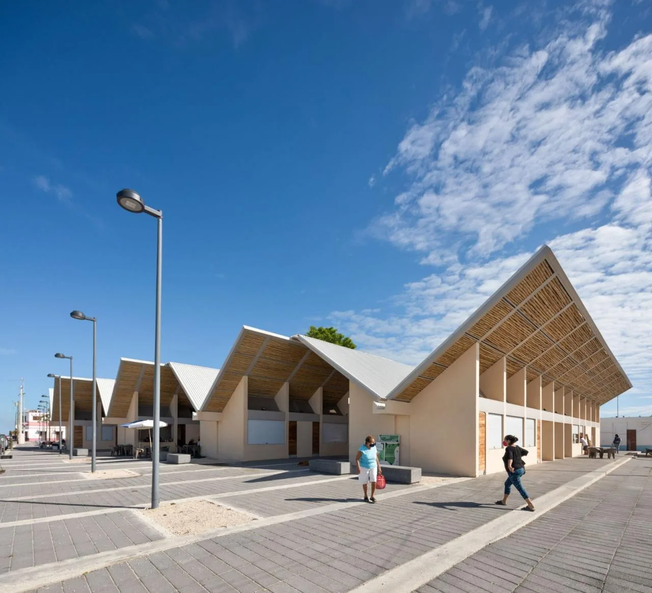 BIM Architecture | Shaded Space, Stand for Cooling: Chicxulub Square/Estudio MMX