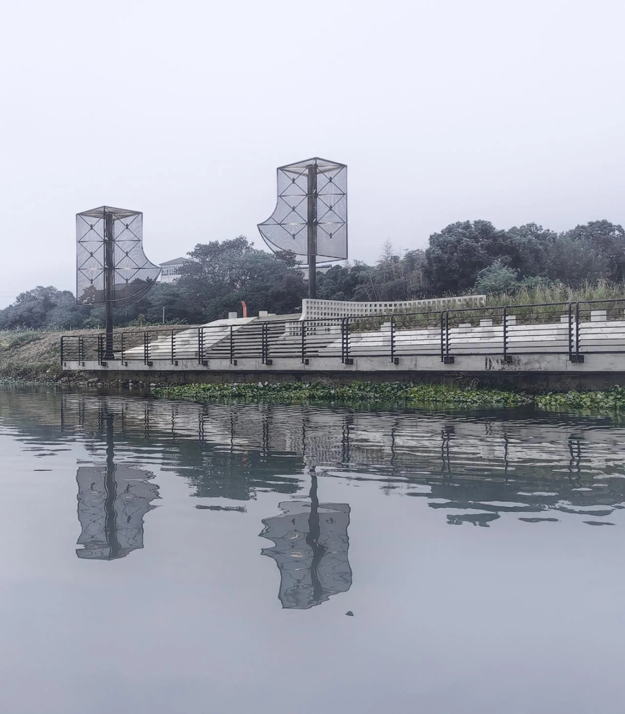 BIM Architecture | 'Wind Rises' Installation, Jingshi Guang River Embankment Renovation/School of Building and Planning, Huazhong University of Science and Technology+Qing · Weishe Studio