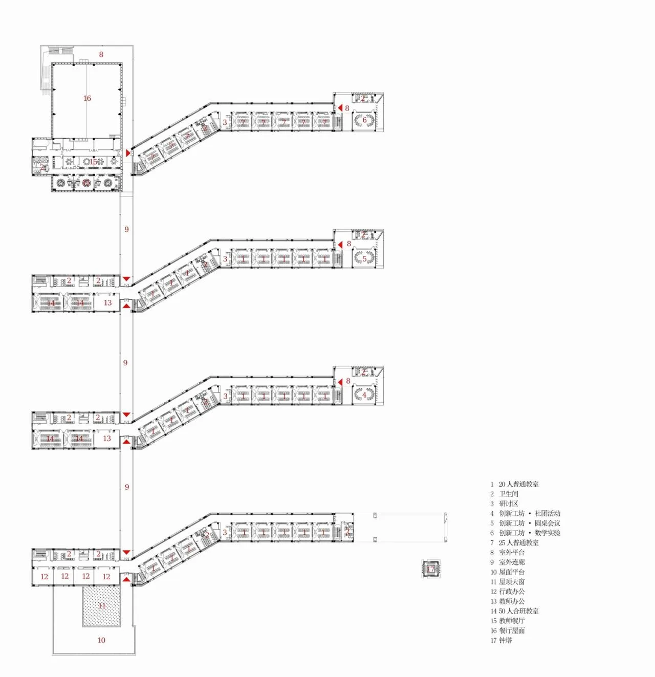 BIM Architecture | Bohai Experimental School (Ministry of Basic Education)/Institute of Architectural Design and Research, Chinese Academy of Sciences