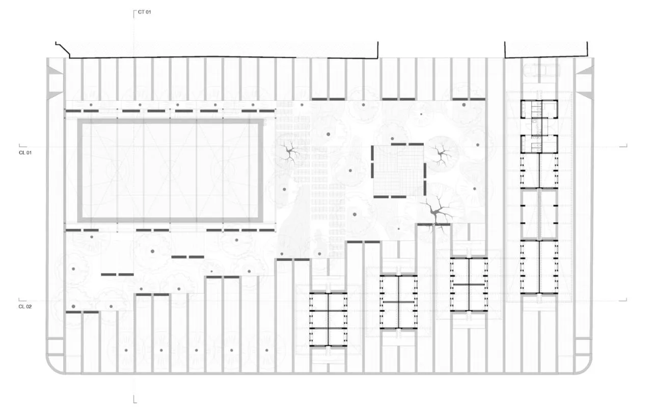BIM Architecture | Shaded Space, Stand for Cooling: Chicxulub Square/Estudio MMX