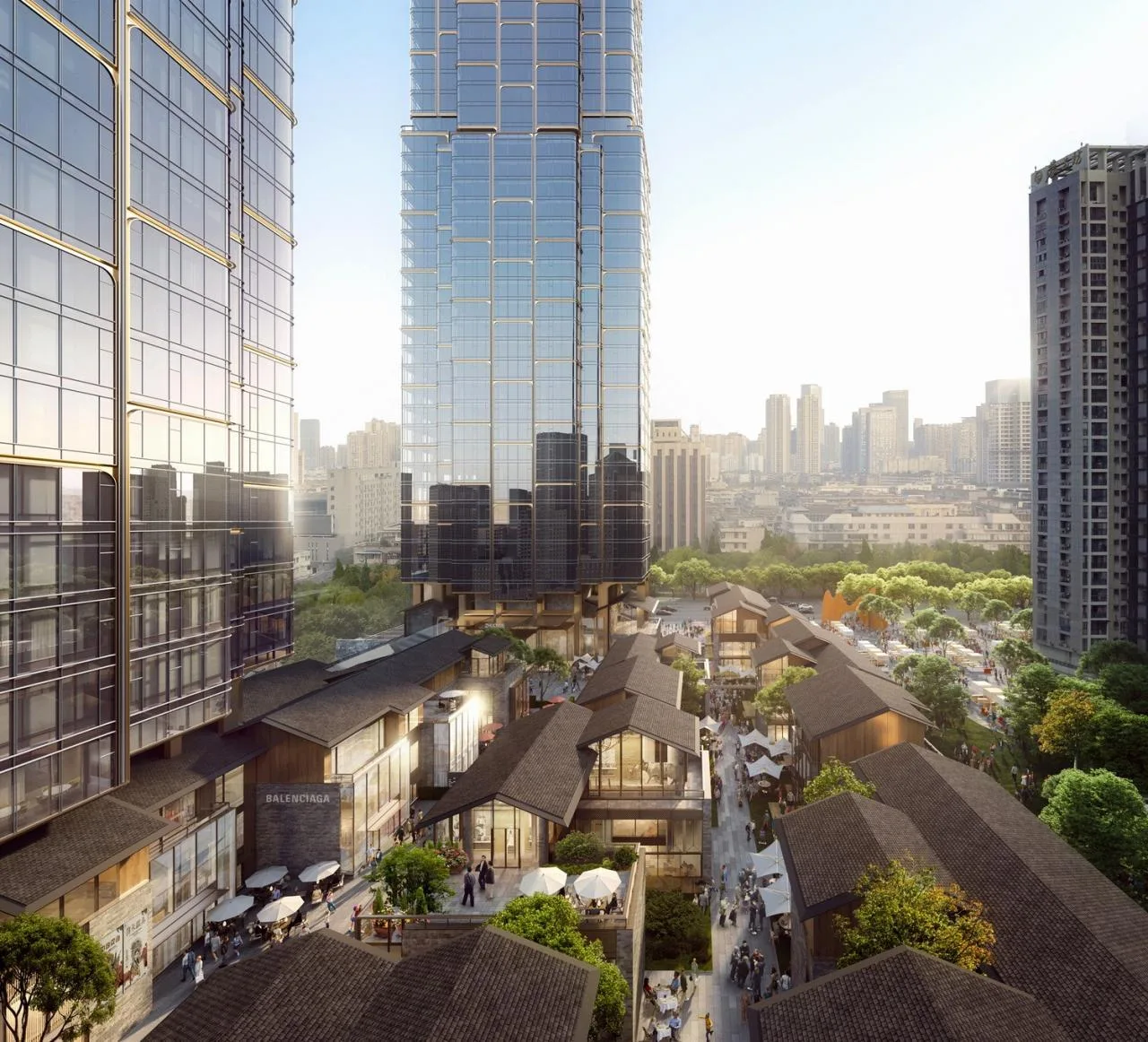 BIM Architecture | Chengdu 'Excellence • Dianjiangtai No. 79' Urban Renewal Complex/Meng Fanhao line+Architectural Firm