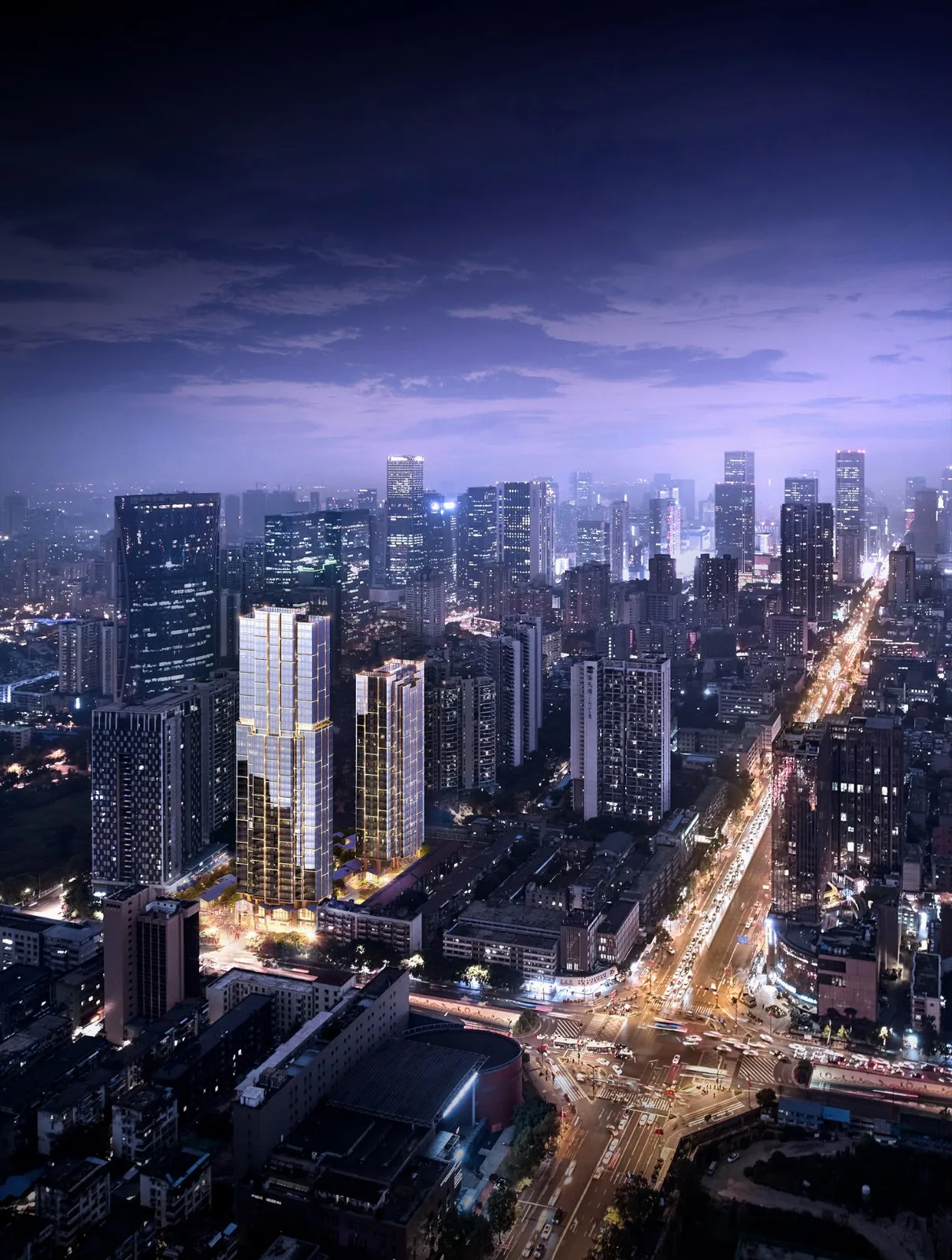 BIM Architecture | Chengdu 'Excellence • Dianjiangtai No. 79' Urban Renewal Complex/Meng Fanhao line+Architectural Firm