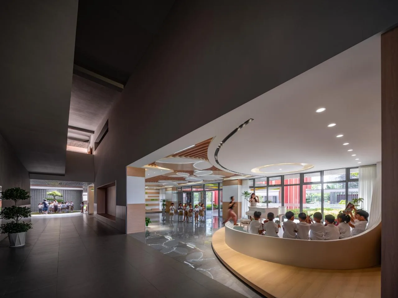 BIM Architecture | Fengpu Elementary School Campus of Fengxian District Education College Affiliated Experimental Primary School/No Sample Architecture Studio