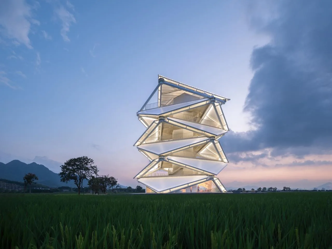 BIM Architecture | Lighthouse on Rice Fields/Lin Zaiguo Studio of China Electric Power Construction East China Institute