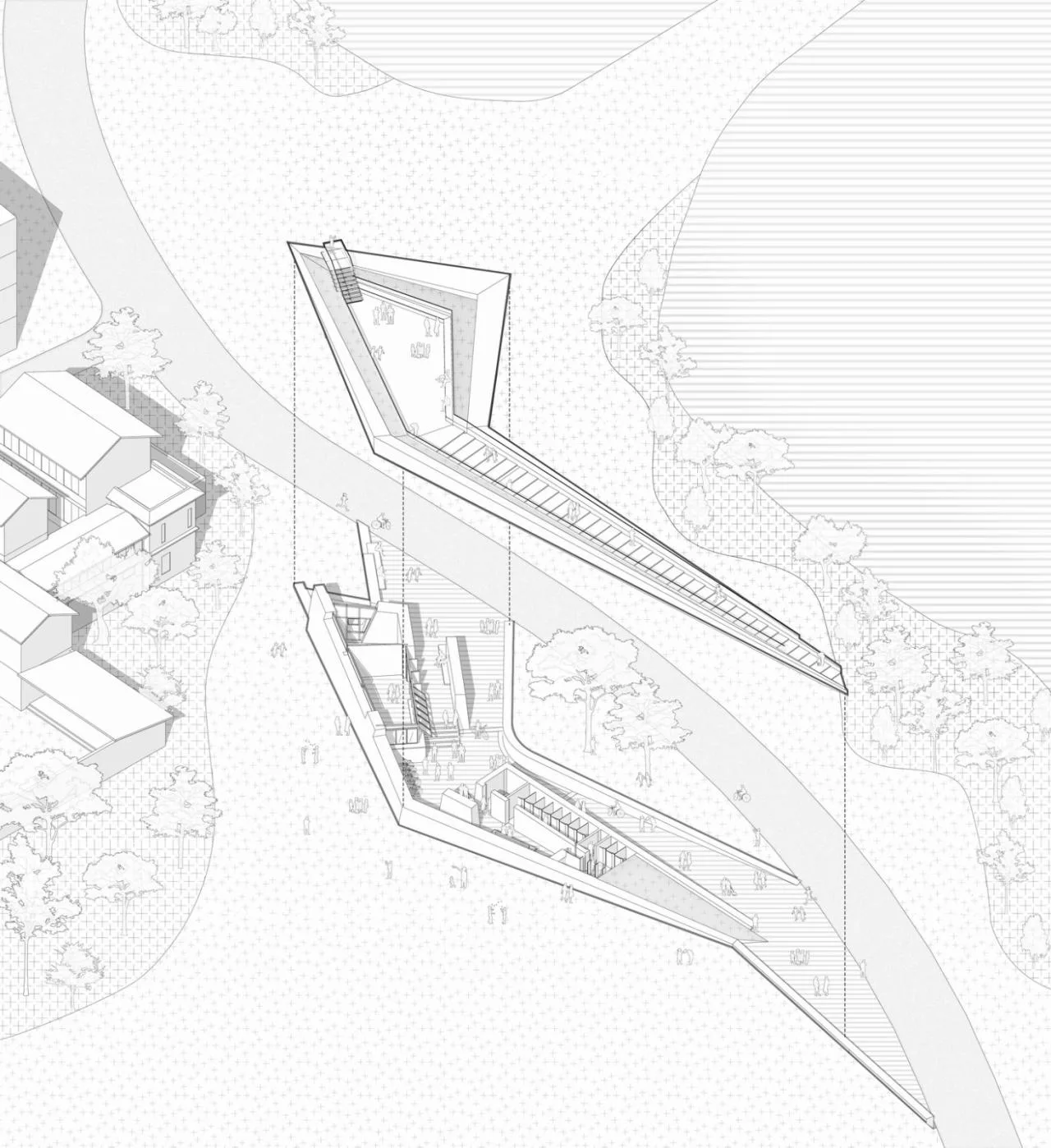 BIM Architecture | Micro Terrain: Dali Erhai Xiaoyizhuang Ecological Station - Meng Fanhao/Line+Architectural Firm