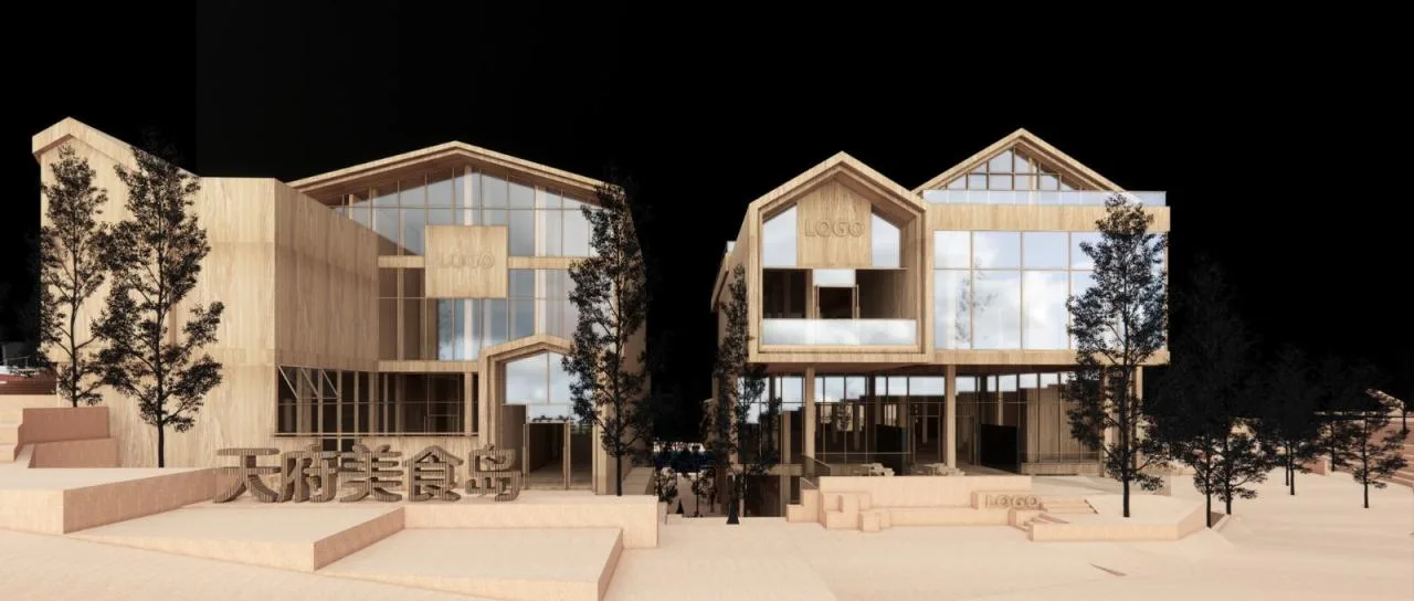 BIM Architecture | Chengdu Tianfu Luhu Food Island Phase II/Surrounding Buildings