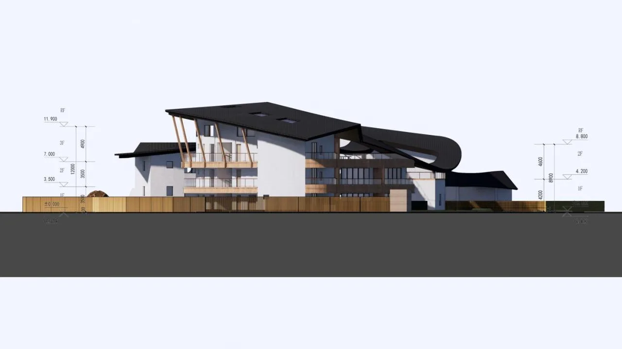 BIM Architecture | Integration of Western Sichuan Architecture and Taoist Culture / Qingcheng Pushe Family Resort Hotel - 2023 Golden Panda Tianfu Creative Design Award Winner