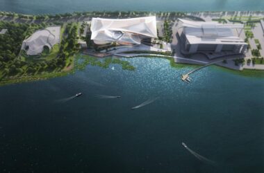Wuhan Opera Center by Weisiping: Harmonizing Lake Views, Scenic Landscapes, and Guqin Terrace Music with BIM Architecture-BIM WORLD
