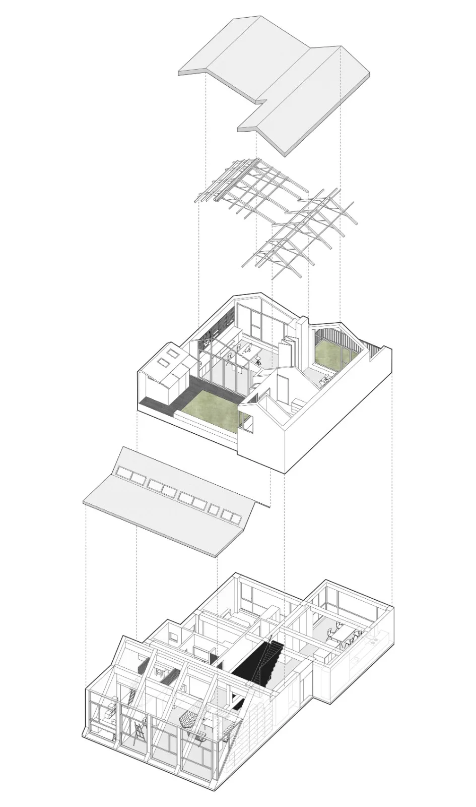 BIM Architecture | Beam House/Fan Building Design