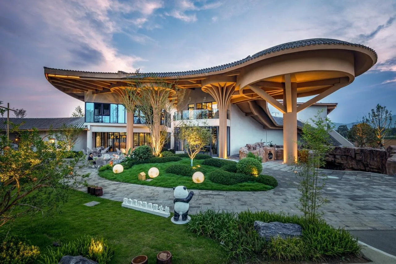 BIM Architecture | Integration of Western Sichuan Architecture and Taoist Culture / Qingcheng Pushe Family Resort Hotel - 2023 Golden Panda Tianfu Creative Design Award Winner