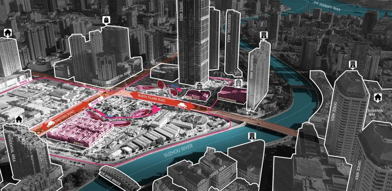 BIM Architecture | Shanghai Suhewan Wanda Plaza Landscape Design/Lab D+H
