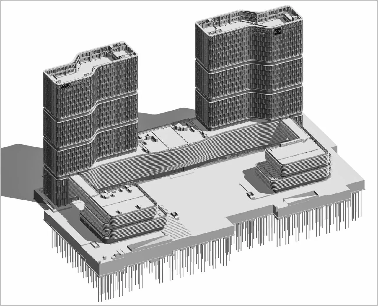 BIM Architecture | Hikvision Hangzhou Headquarters Phase IV/Zhejiang University Architectural Design and Research Institute