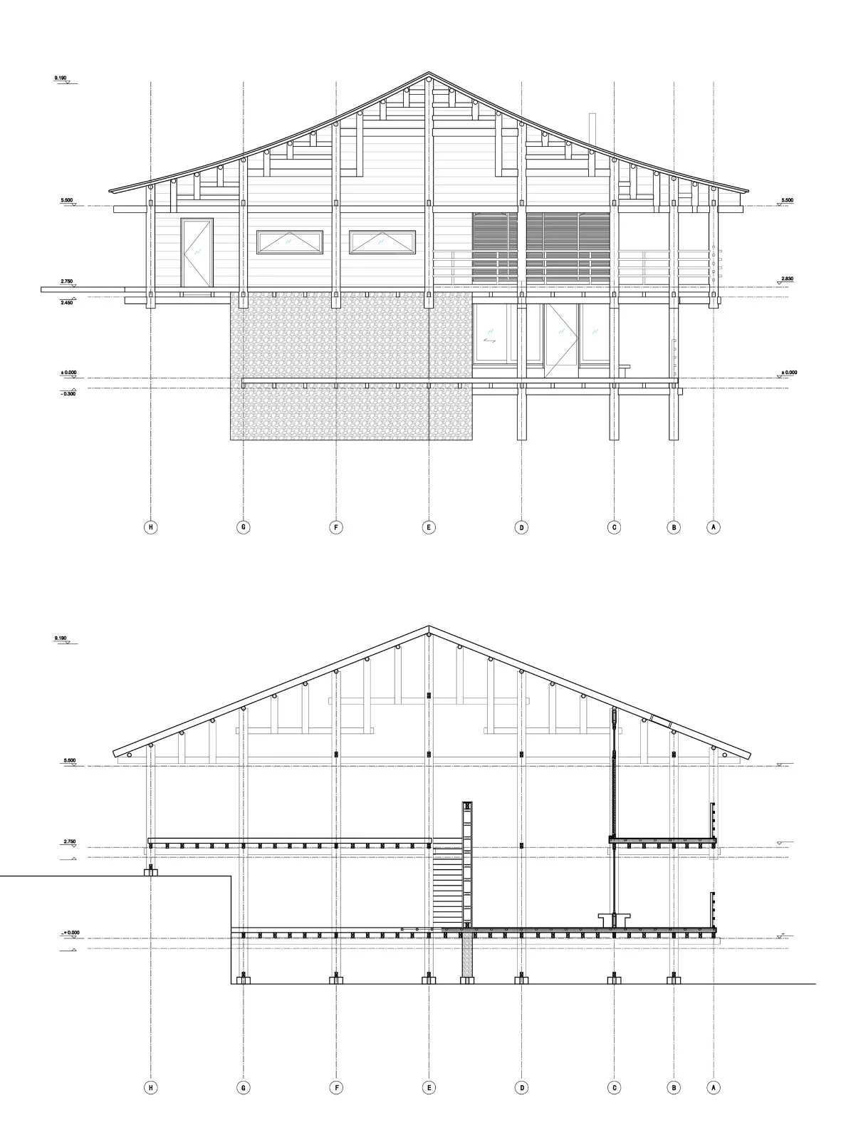 BIM Architecture | Inoue Sees Rice Fields/ATLAS STUDIO