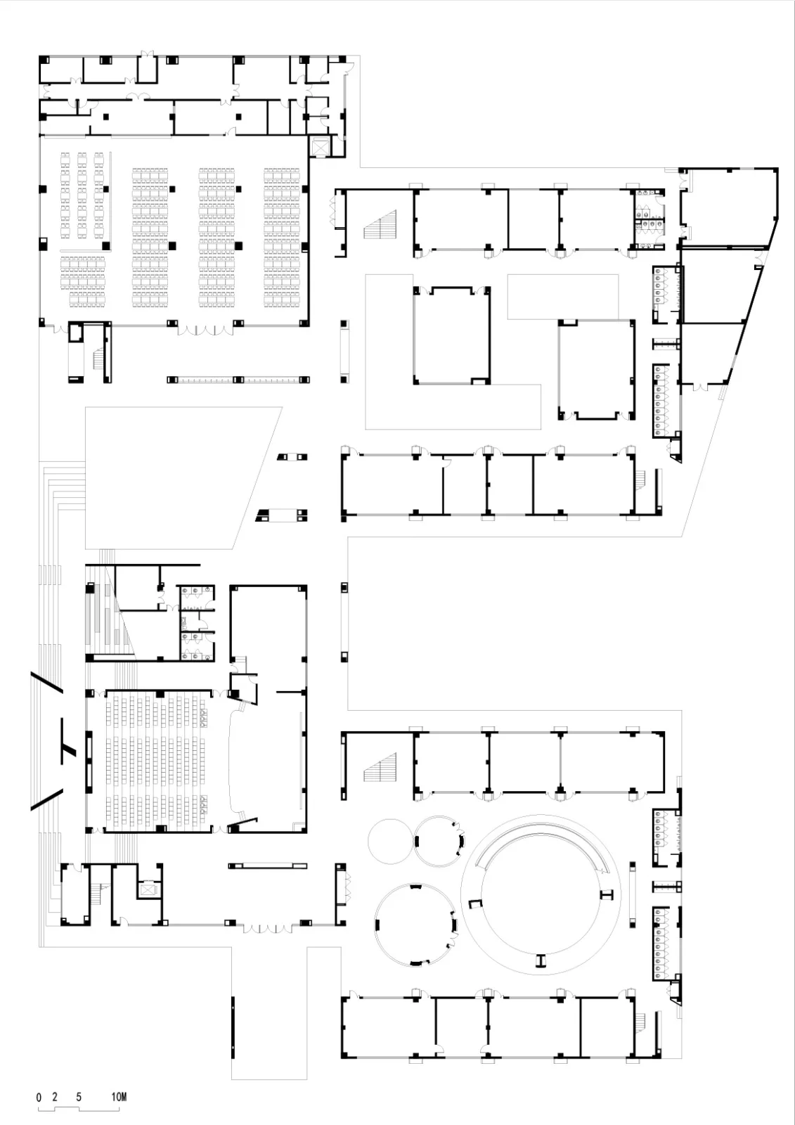 First floor plan of Fengpu Elementary School