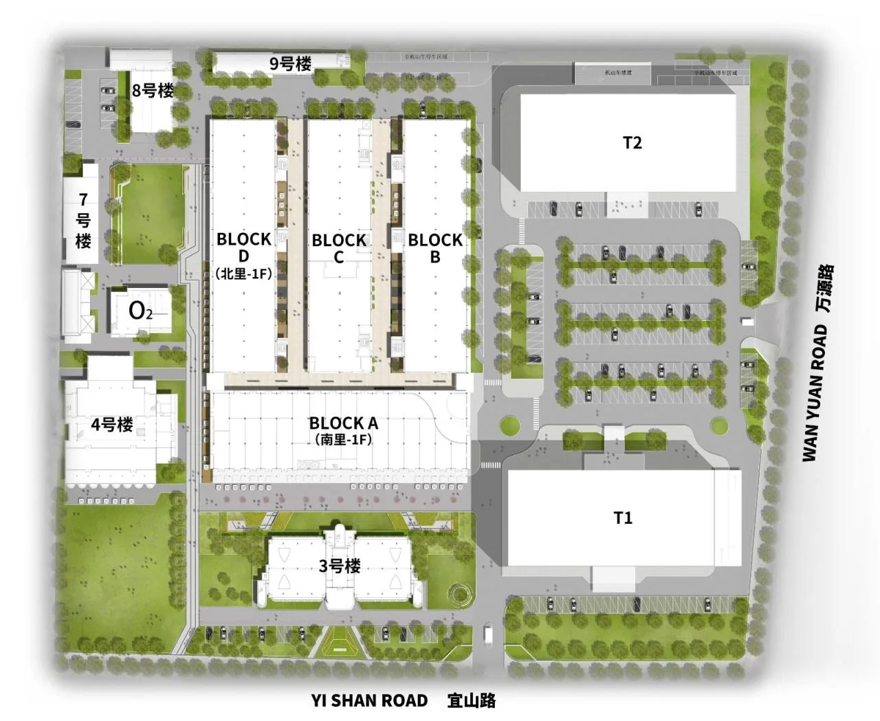 BIM Architecture | Shanghai Lifeng Plaza YOUNG PARK: New Opening of Magic City Sci Tech Innovation Vitality Community/San Yi Architectural Design