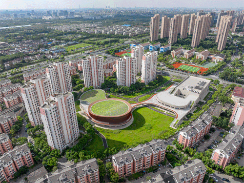 BIM Architecture | Shanghai Sanlin Yide Community Cultural and Sports Center: A one-stop 'sports+' park embedded in the community/Sanyi China