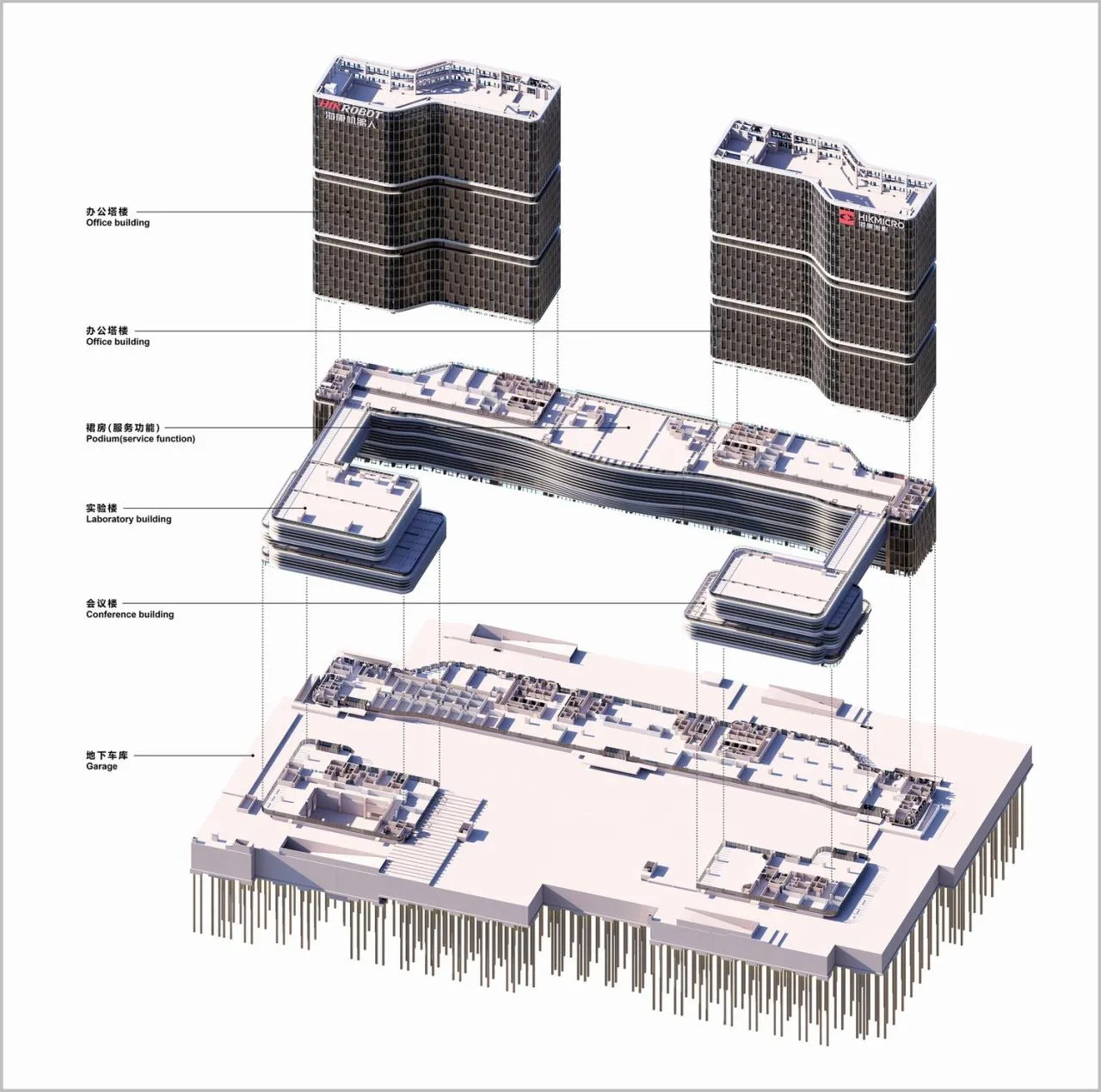 BIM Architecture | Hikvision Hangzhou Headquarters Phase IV/Zhejiang University Architectural Design and Research Institute