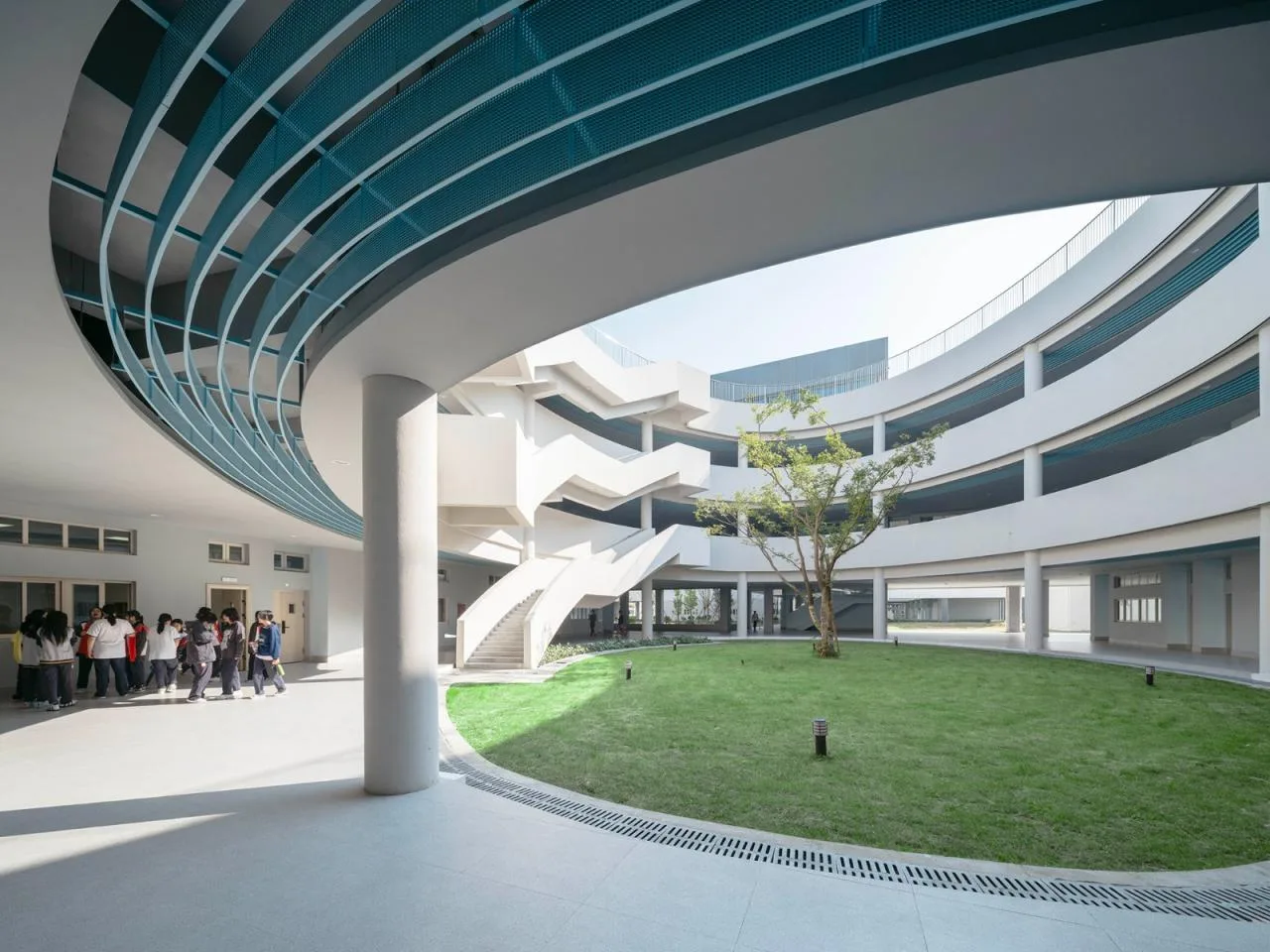 BIM Architecture | Gulin Vocational High School in Ningbo City: Infinite Script for Youth/ARCHIS Architectural Design Firm