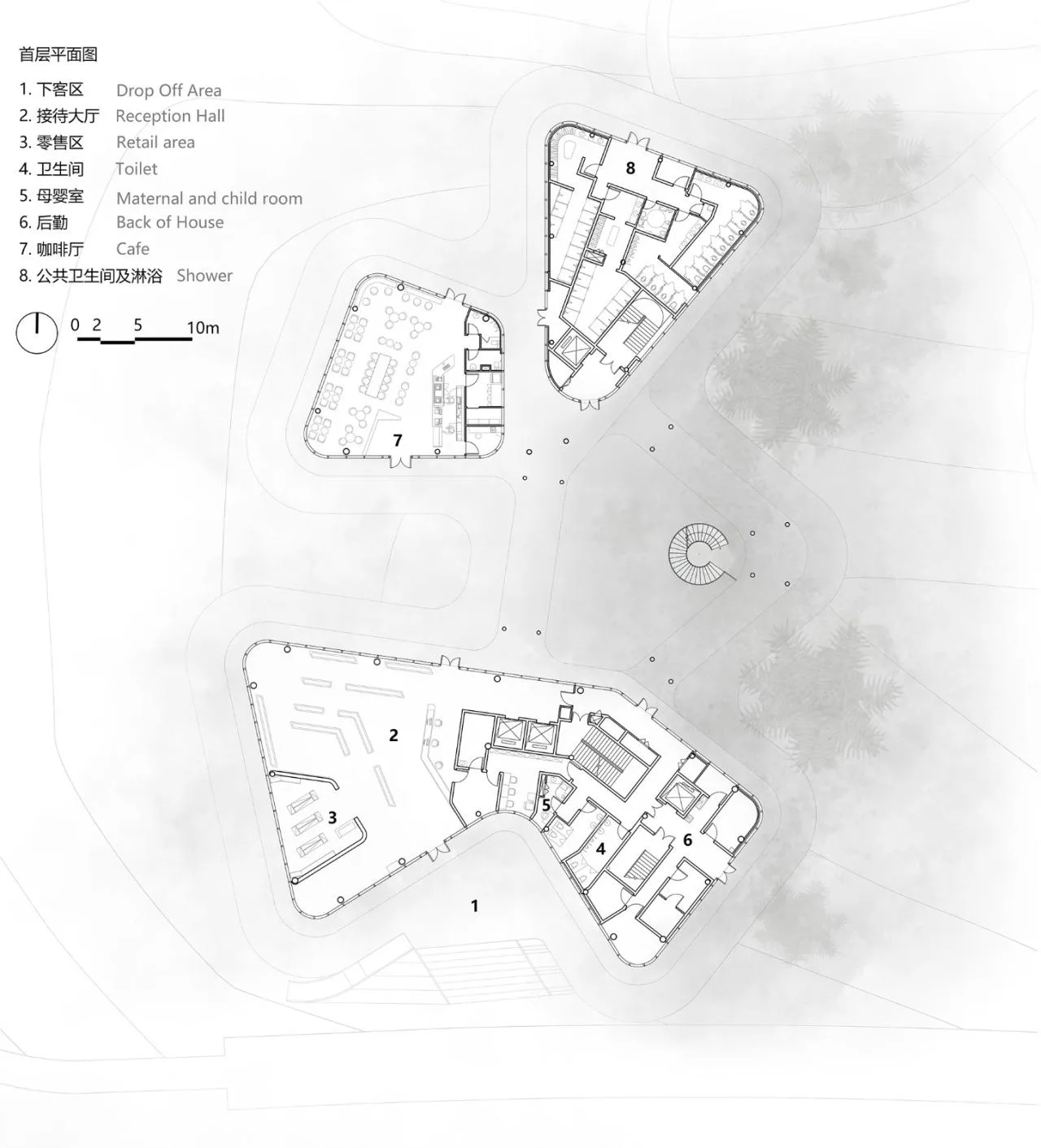 BIM Architecture | Baihe Lake Tourist Center/Architectural Design
