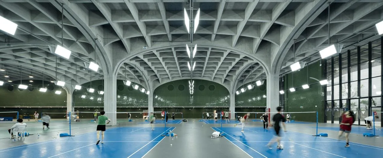 BIM Architecture | Wind and Rain Playground of Shaoxing University of Arts and Sciences/Architectural Design and Research Institute of Zhejiang University