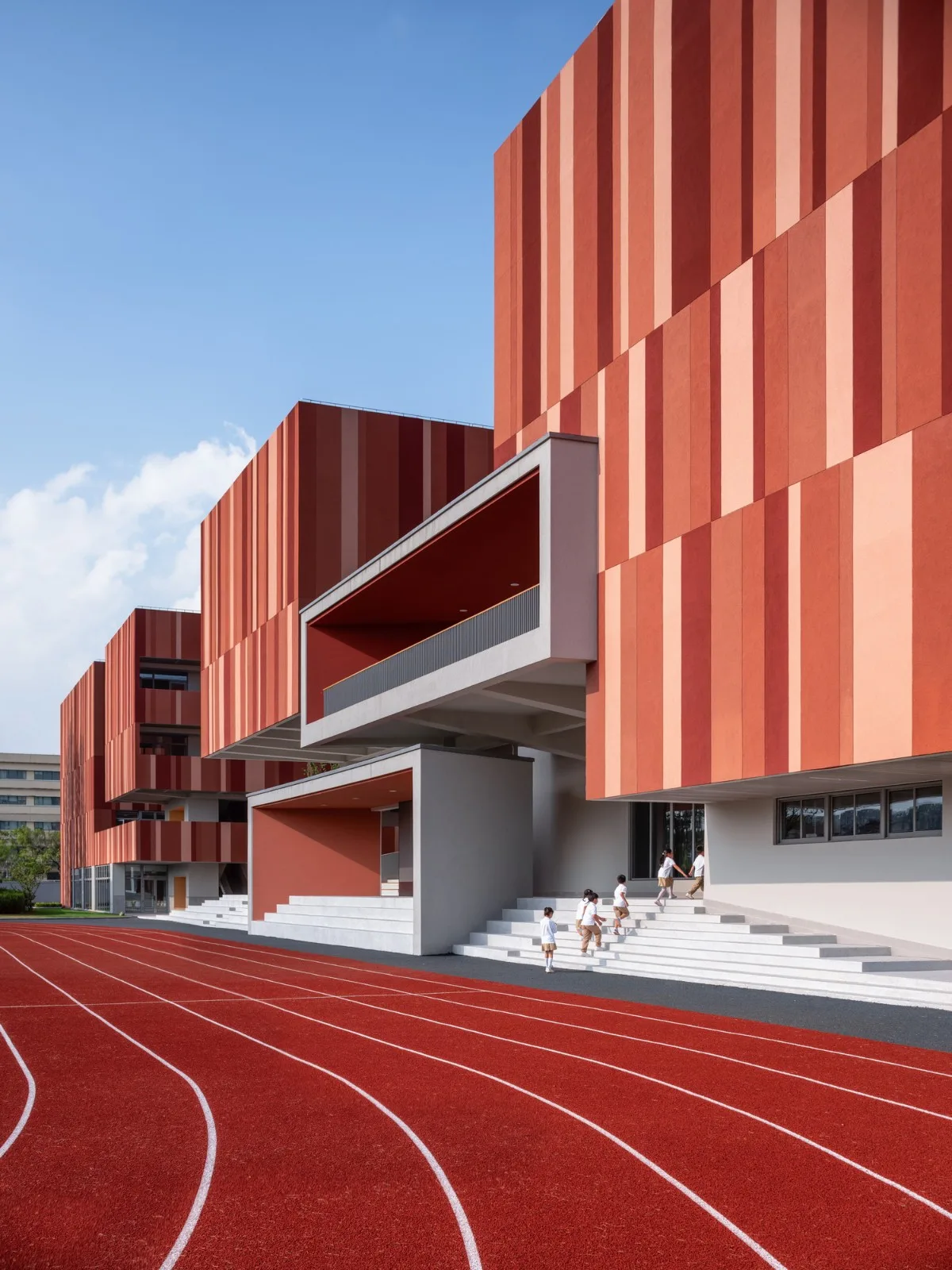 BIM Architecture | Fengpu Elementary School Campus of Fengxian District Education College Affiliated Experimental Primary School/No Sample Architecture Studio